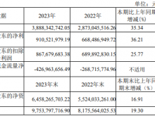 盛美上海2023年净利9.11亿同比增长36.21% 董事长HUI WANG薪酬276.86万