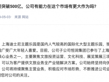 岭南股份：子公司恒润集团已参与了上海迪士尼乐园项目