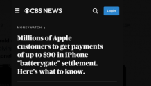 iPhone电池门美国用户赔款到账，国内用户或无缘赔偿