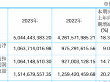 北大荒2023年净利10.64亿同比增长9.07% 总经理马忠峙薪酬94.28万