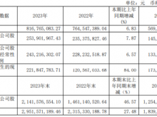 奥翔药业2023年营收8.17亿净利2.54亿 董事长郑志国薪酬112.16万